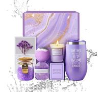 Gift Baskets Women, Spa Gift Set with Bath Accessories,9.06x9.06x4.33 inches, Essentials, Relaxing Shower Supplies for Women, Mom, Wife, Girlfriend, Self-Care Idea