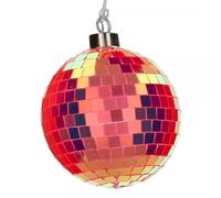 Gift Company Disco Boule LED Orange fluo 10 cm Diamètre 10 cm