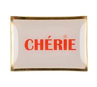 Gift Company Entreprise de Cadeaux - Bol en Verre/Assiette de décoration Chérie