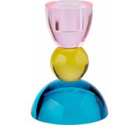 Gift Company Kerzenhalter Sari Kugel, Kerzenständer, Kristallglas, Pink, Orange, Blue, 11 cm, 1093601009