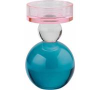 Gift Company Kerzenhalter Sari Kugel, Kerzenständer, Kristallglas, Rosa, Mint, Flieder, 13 cm, 1094601012