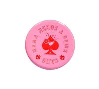 Gift Company Love Trays Plateau décoratif M avec inscription « Mama Needs a Drink » Rose