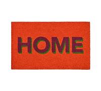 Gift Company Paillasson Home Neon, paillasson, Coco, Dos Vinyle, Orange, 45x75 cm