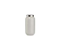 Gift Company Saigon Mini vase avec anneau en métal (H 9,5 cm), flanelle/argent, 4,6 x 9,5 x 4,6 cm