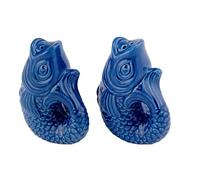 Gift Company Salière et poivrière Monsieur Carafon 2 pièces, Azur, 9 cm
