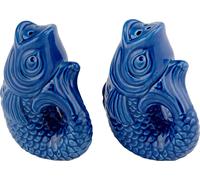 Gift Company Salière et poivrière Monsieur Carafon 2 pièces, Azur, 9 cm