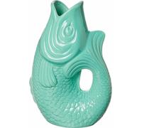 Gift Company Vase Monsieur Carafon S, Dekovase in Fisch-Form, Steingut, Mint Cream, 24.3 cm, 75883