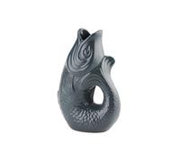 Gift Company Vase Monsieur Carafon S, Vase décoratif en Forme de Poisson, faïence Grise