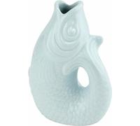 Gift Company Vase Monsieur Carafon XS, Dekovase in Fisch-Form, Steingut, Blue Horizon, 13 cm, 1087402009