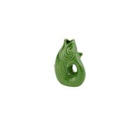 Gift Company Vase Monsieur Carafon XS, Vase décoratif en Forme de Poisson Faïence Green Bay