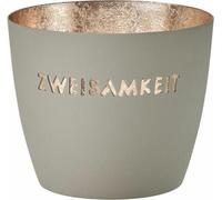 Gift Company Windlicht Madras Zweisamkeit M, Teelichthalter, Kerzenhalter, Eisen, Flannel, Gold, 8.5 cm, 1063704030