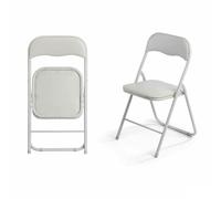 Gift Decor Chaise Pliante 10925 Gris 43 x 46 x 78 cm 88 x 6,5 x 45 cm (6 unités) - Marque EAN : 4899888768777