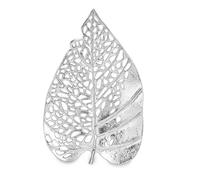 Gift Decor Figurine décorative Feuille argentée métal 40,5 x 4 x 26 cm (6 unités)
