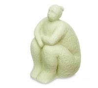Gift Decor Figurine décorative Verte Dolomite 18 x 30 x 19 cm (4 unités) Femme Assise
