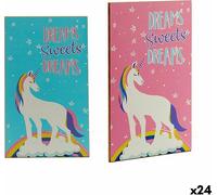 Gift Decor Image de licorne en bois 1 x 40 x 40 x 24 cm (24 pièces)