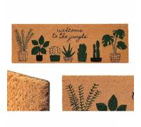 Gift Decor Paillasson Jungle Naturel PVC Fibre de Coco 120 x 1 x 40 cm (6 unités) - Marque EAN : 4899888772156