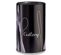 Gift Decor Pot métal Porte-Couverts décoré 17 x 10, Varié, Normal