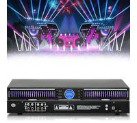 Gift Edian Égaliseur audio numérique professionnel, égaliseur graphique stéréo 22 bandes avec écran LED, réponse en fréquence 10 Hz à 20 kHz, plage de contrôle ± 12 dB, double canal pour