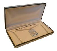 Gift House International Chaîne avec pendentif "For The Man Who Has Everything"
