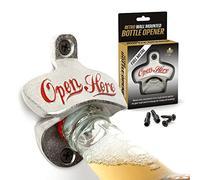 Gift House Rétro IGGI Décapsuleur Mural Argent