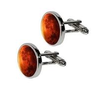 Gift It Right planète Mars Boutons de Manchette de l'astronomie Spatiale Hommes