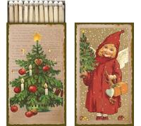 Gift Matches Christmas Collage Fir Tree Angel