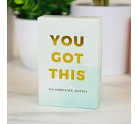 Gift Republic- You got This Cards Anecdotes, Imprimée Lettre, GR490042, Multicolore, 7 x 11 x 4 Centimeters