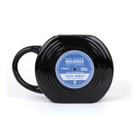 Gift Republic- Mug en Forme de Disque Vinyle, GR452014, Multicolore, 1 Count (Pack of 1)