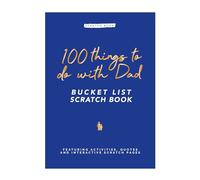 Gift Republic Livre à gratter, édition papa, édition 100 choses à faire, journal de mémoire personnalisable, cadeaux pour papa, créez des souvenirs qui durent toute une vie, taille M, GR830004