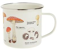 Gift Republic Mug en émail Motif Champignons Multicolore