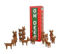 Gift Republic Oh Deer Jeu de 15 pièces de Noël empilable Amusant en Famille Tour de culbutage Rennes Cadeau pour Enfants