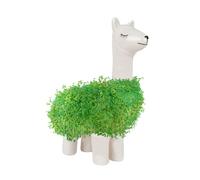 Gift Republic - Planteur de Lama | Céramique pour cultiver des graines de chia | Kit de démarrage pour graines de chia | Cadeau de Noël, anniversaire