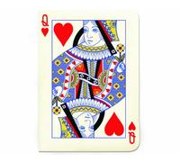 Gift Republic Playing Cards A6 de la Reine de cœur