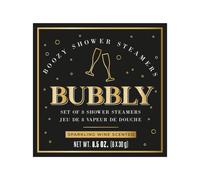 Gift Republic Set of 8 douche STEATHER PADE Gift Pack showersecco Sparkling Wine Scent (8x 30 gram) noir