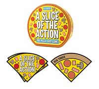 Gift Republic Slice of The Action Pizza Challenge Jeu de Cartes Familial Jeu de société Amusant à 2 Joueurs et Plus