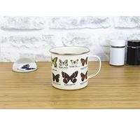 Gift Republic Tasse Papillons, émail, Multicolore