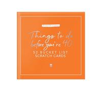 Gift Republic Things to Do Before You're 40 Cartes à gratter - Liste de Seau personnalisée Cadeau pour Anniversaire