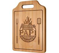 Giftasy Cadeau Fete des Grands Peres, Cadeau Papy, Cadeau Grand Pere - Planche à Découper en Bambou Gravée, Cadeau Anniversaire Papy, Cadeau Papi Cuisine, Idee Cadeau Papi(31,2 × 22,0 × 1,0 cm)