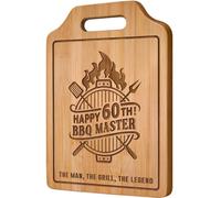 Giftasy Planche à découper créative pour 60e anniversaire pour homme - Cadeau d'anniversaire de 60 ans pour papa, grand-père, mari, frère, papa, oncle, ami, idée cadeau pour 60e anniversaire