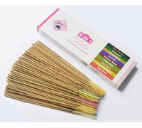 Giftbrit Collection 9 en 1 - Lot de 100 bâtonnets d'encens parfumés naturels et herbes avec 1 porte-encens pour méditation, yoga, église, relaxation, guérison et positivité