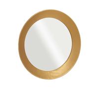 Giftdecor Miroir Rond Doré 80 cm