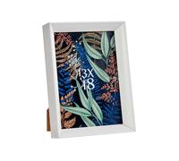 Giftdecor Porte-photo en plastique blanc, format 13x18 cm, avec crochet mural (Set de 24)