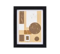 Giftdecor Porte-photo mural en bois avec passe-partout 13x18 cm Noir (Set de 12)