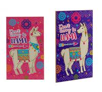GIFTDECOR Retable en bois Llama Sur 2 24x40x0,9