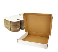 Giftgarden Boîte en carton Kraft 330x254x51MM Lot de 25, Maxibrief Carton Pour l’Expédition Postale, Blanc