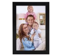 Giftgarden Cadre Photo 10x15 cm Noir, Cadre 10x15 Élégant pour Photos, œuvres d'art, souvenirs- Affichage Vertical et Horizontal, Léger et Sûr