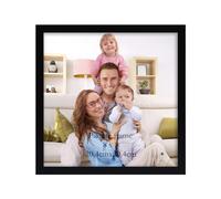 Giftgarden Cadre Photo 20x20 cm Moderne - Noir, Cadre Carré 20x20 idéal pour Affichage de Photo, Art, Diplômes, Adapté pour Montage Mural ou Placement sur Table, Conception Légère et Sécurisée