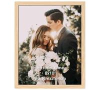 Giftgarden Cadre Photo 20x25 cm Couleur du bois, Cadre 20x25 Élégant pour Photos, œuvres d'art, souvenirs- Affichage Vertical et Horizontal, Léger et Sûr