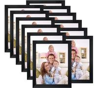 Giftgarden Cadre Photo 20x25 cm Noir Lot de 12, Cadre Photo Noir Classique pour Maison, Chambre, Bureau, Couloir ou Galerie