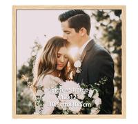 Giftgarden Cadre Photo 30x30 cm Moderne - Couleur du Bois, Cadre 30x30 Carré Idéal pour Affichage Vertical et Horizontal de Photo, Art, Diplômes, Accrochage Mural ou Décoration de Table